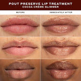 Pout Preserve Hydrating Peptide Lip Treatment-Cocoa Creme Glimmer